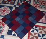 Sampler made of wool