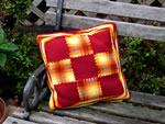 Plaid wool Simplex pillow