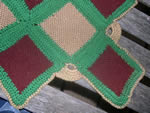 Detail of Squares Used in Afghan