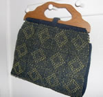 Vintage-style knitting bag