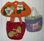 Felted knit bags photo